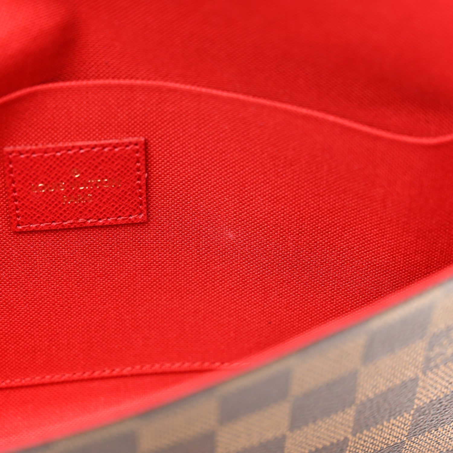 Louis Vuitton Damier Ebene Pochette Felicie Chain Wallet 12 of 12