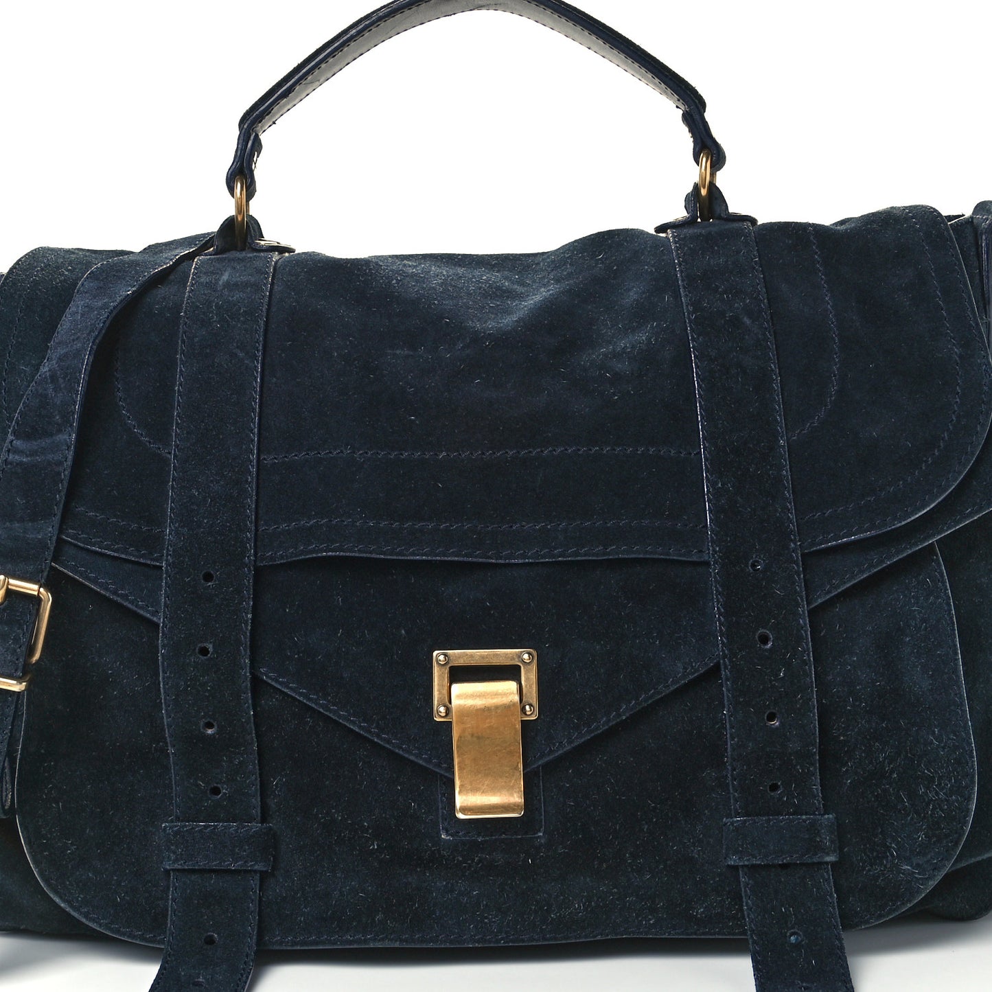 Suede Medium PS1 Satchel Navy