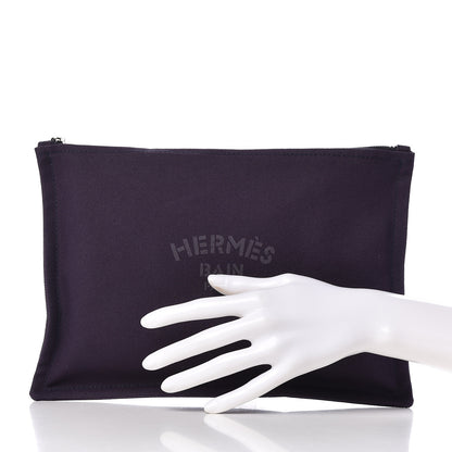 Hermes Toile Flat Yachting Pouch Nocturne 2 of 9