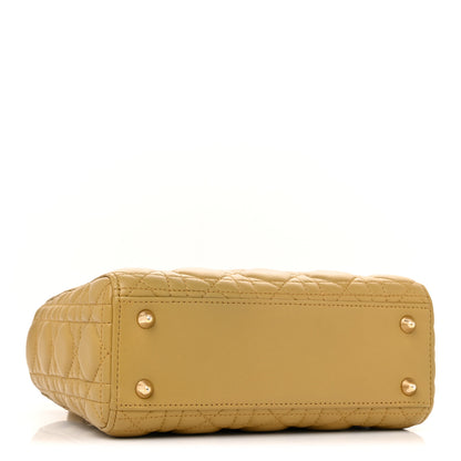 Christian Dior Lambskin Cannage Small My ABCDior Lady Dior Light Brown 4 of 12