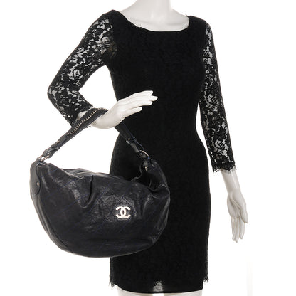 Chanel Caviar Outdoor Ligne Hobo Black 2 of 7