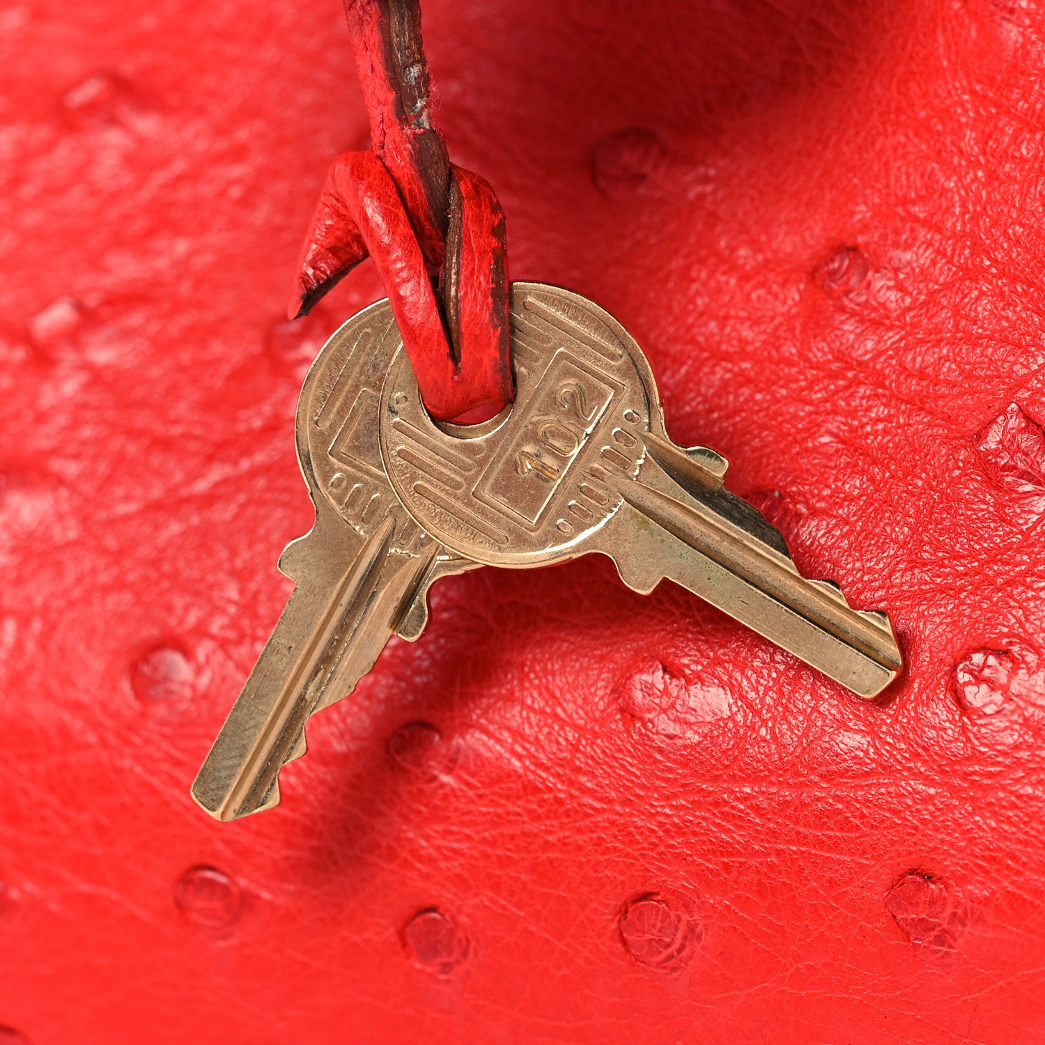 Hermes Ostrich Birkin 30 Rouge Vif 30 of 33