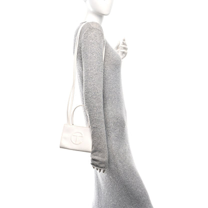 Telfar Vegan Leather Small Shopping Bag White 2 of 9