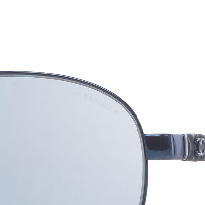 Chanel Pilot Summer Aviator Sunglasses 4204-Q Blue 7 of 8