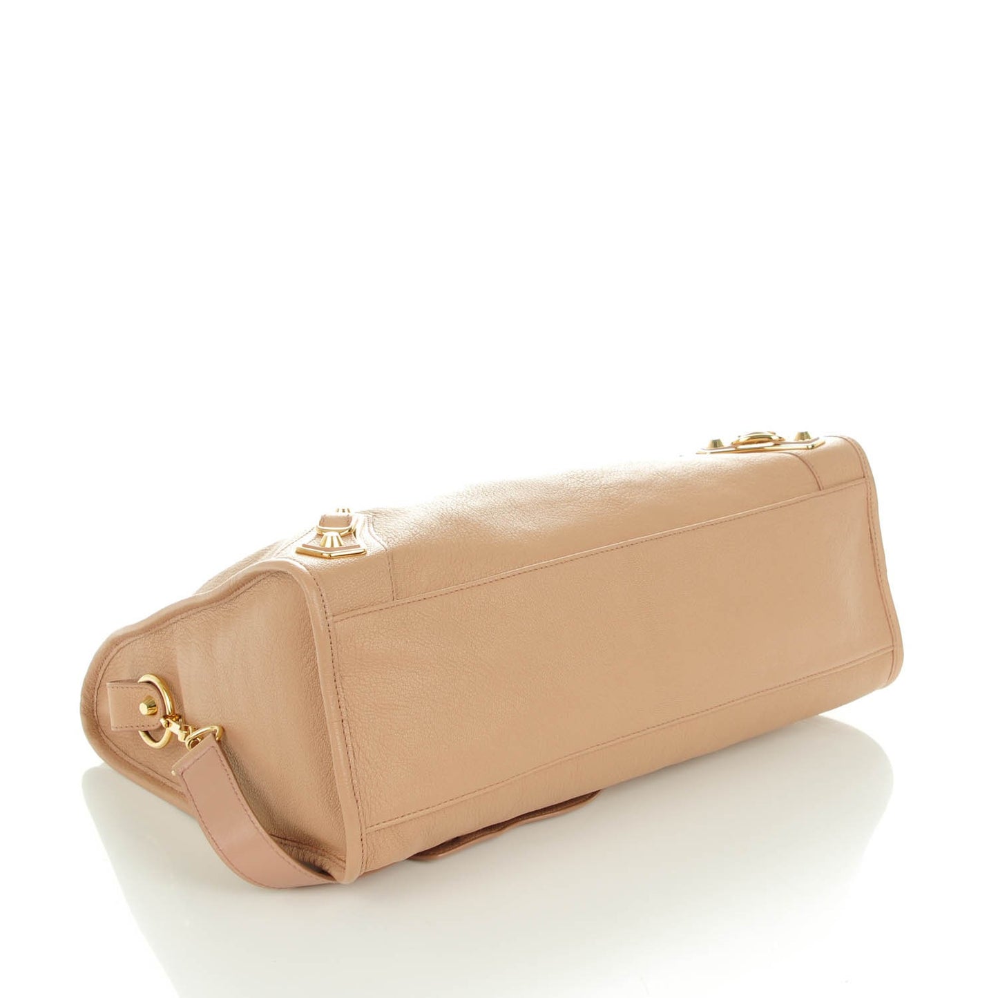 Chevre Gold Metallic Edge Hardware City Rose Des Sables