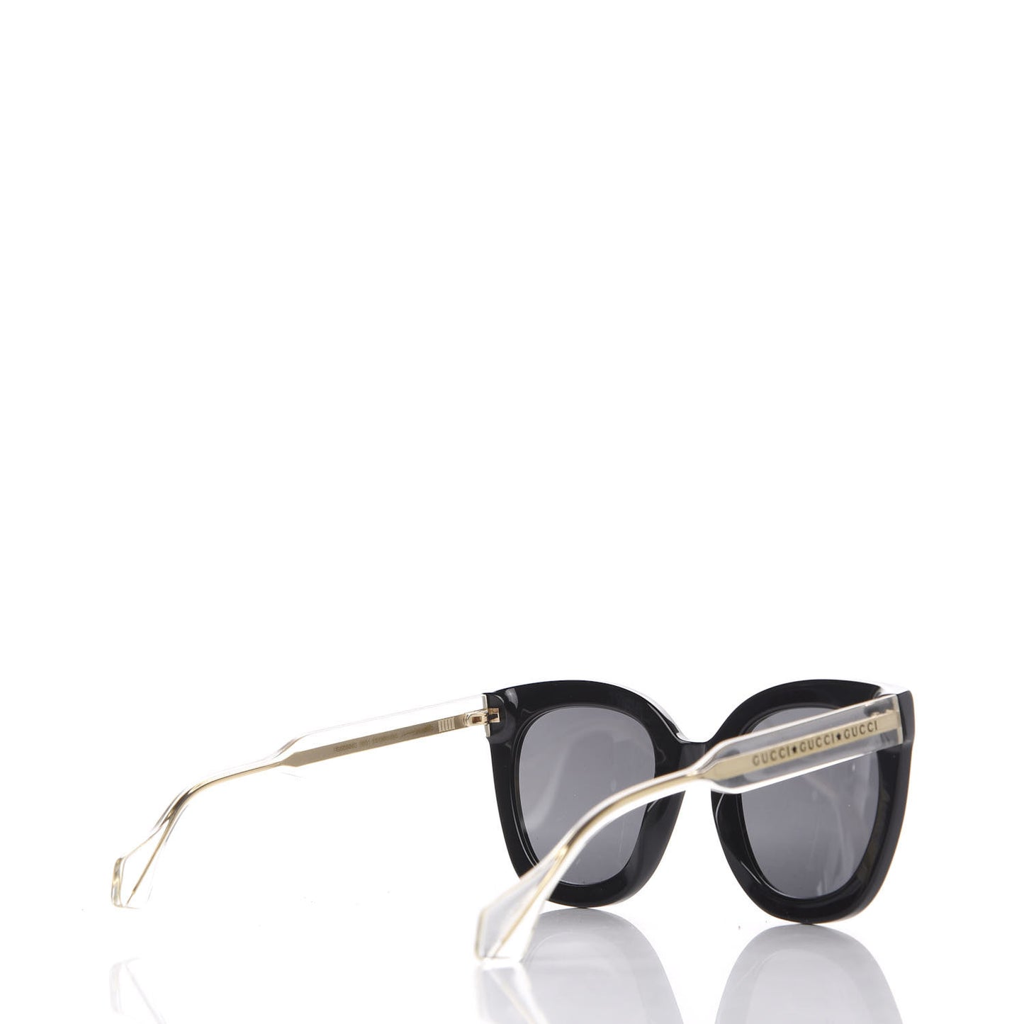 Acetate Crystal Sunglasses GG0564S Black Grey
