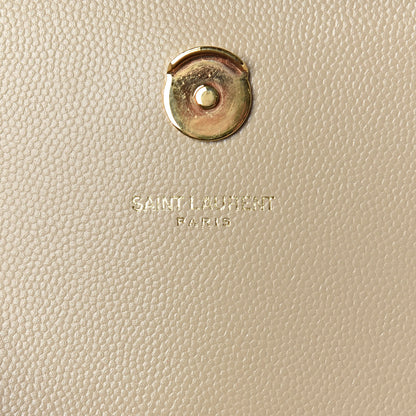 Saint Laurent Grain De Poudre Small Monogram Kate Satchel Nude Powder 6 of 14