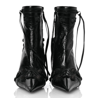 Balenciaga Agneau Arena Cagole 70mm Ankle Boots 38 Black 3 of 12