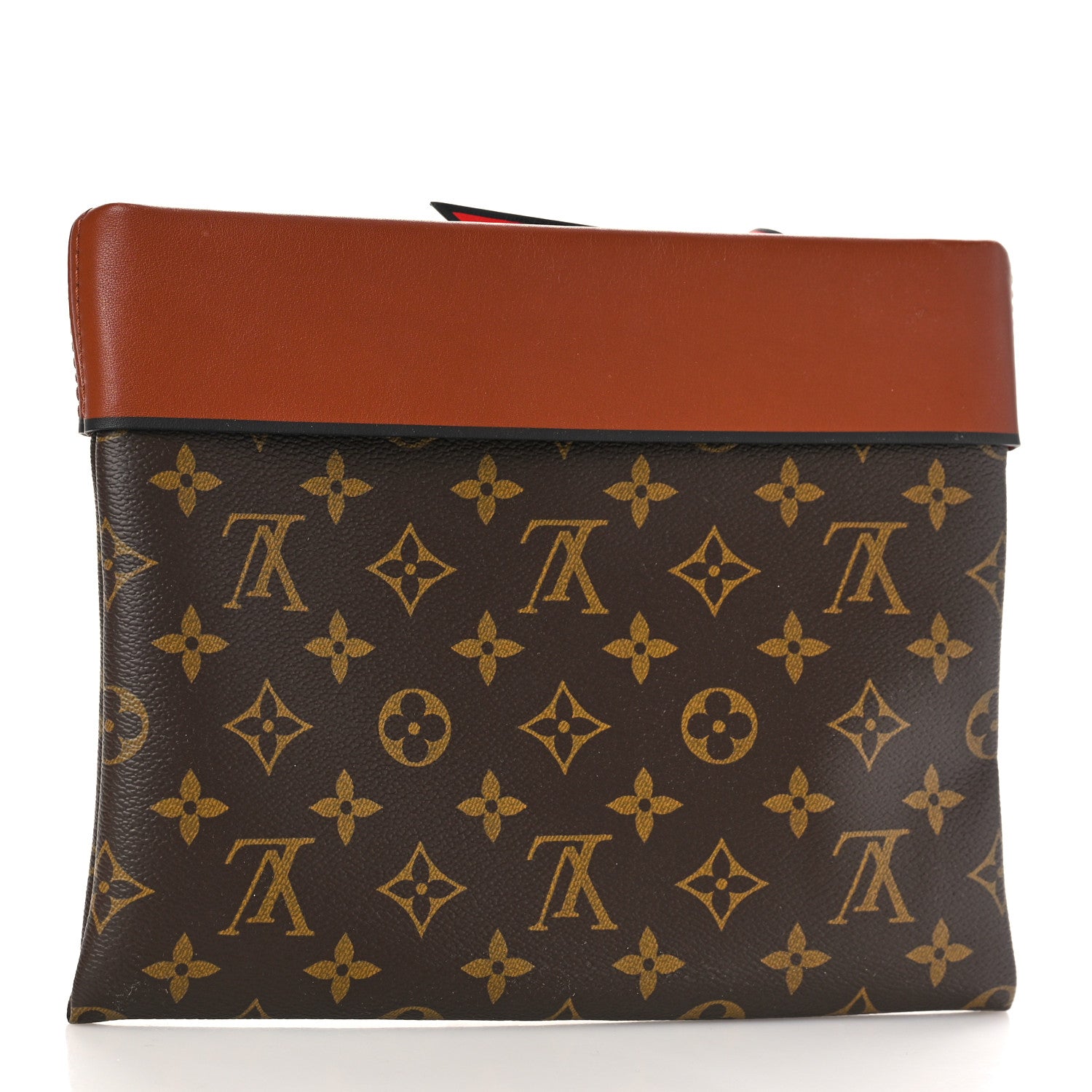 Louis Vuitton Monogram Tuileries Pochette Caramel 3 of 9