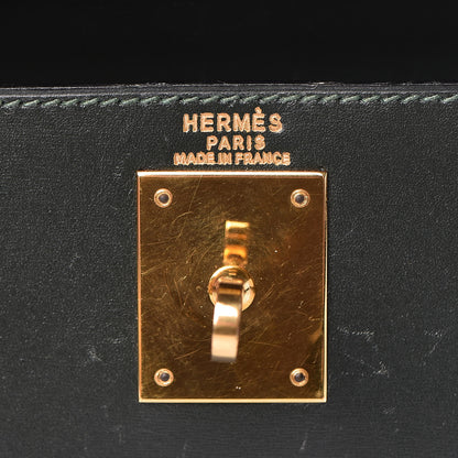 Hermes Box Kelly Sellier 28 Vert Fonce 8 of 49