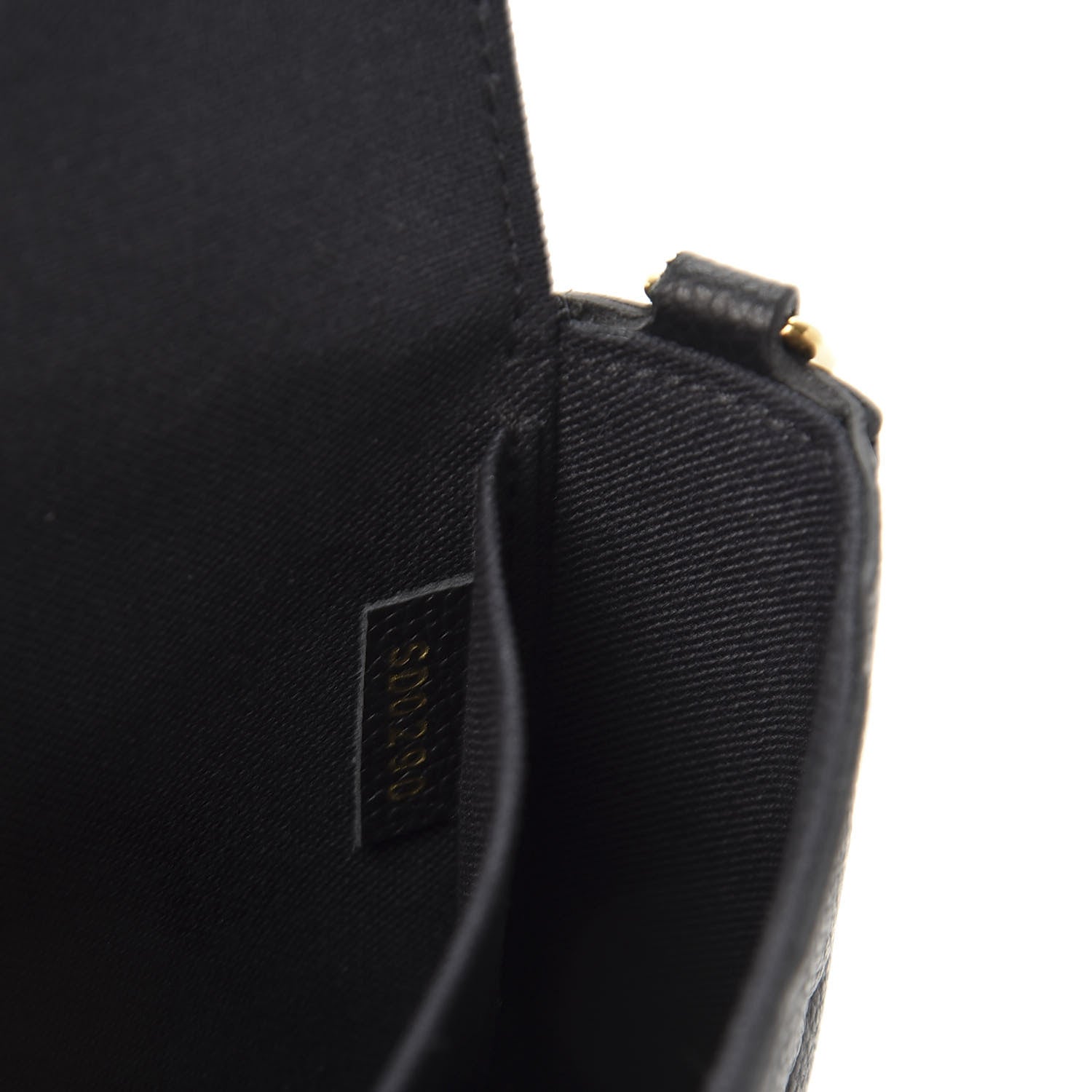 Louis Vuitton Empreinte Pochette Felicie Chain Wallet Black 8 of 9