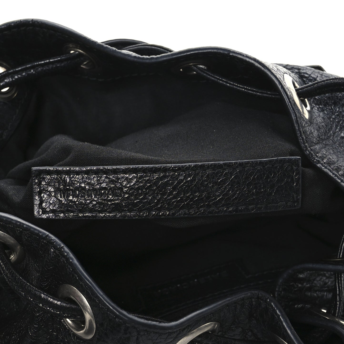 Agneau Arena Le Cagole Bucket Bag XS Black