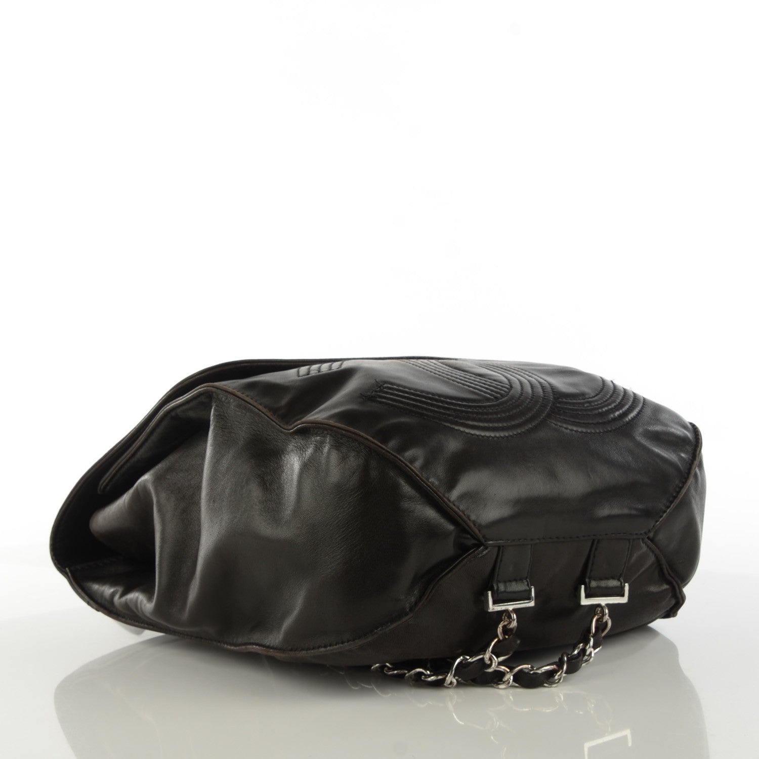 Chanel Lambskin CC Backpack Brown 4 of 7