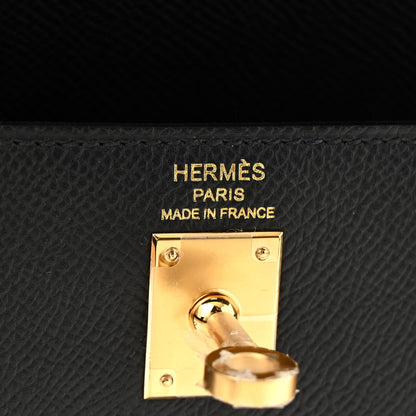 Hermes Epsom Kelly Sellier 25 Black 6 of 11