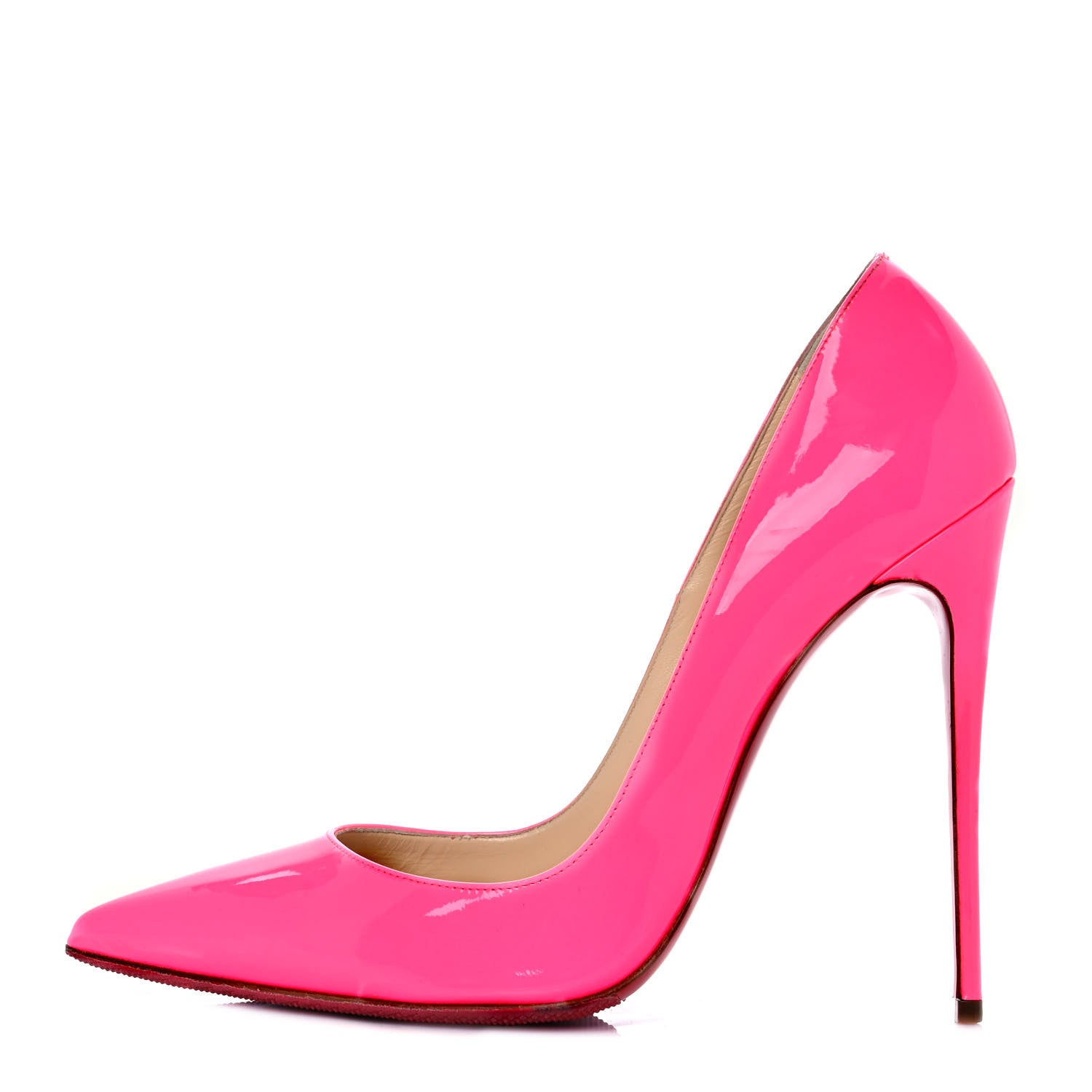 Christian Louboutin Patent So Kate 120 Pumps 40 Shocking Pink 1 of 8