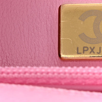 Chanel Caviar Quilted Mini Sweetheart Flap Lilac 7 of 10