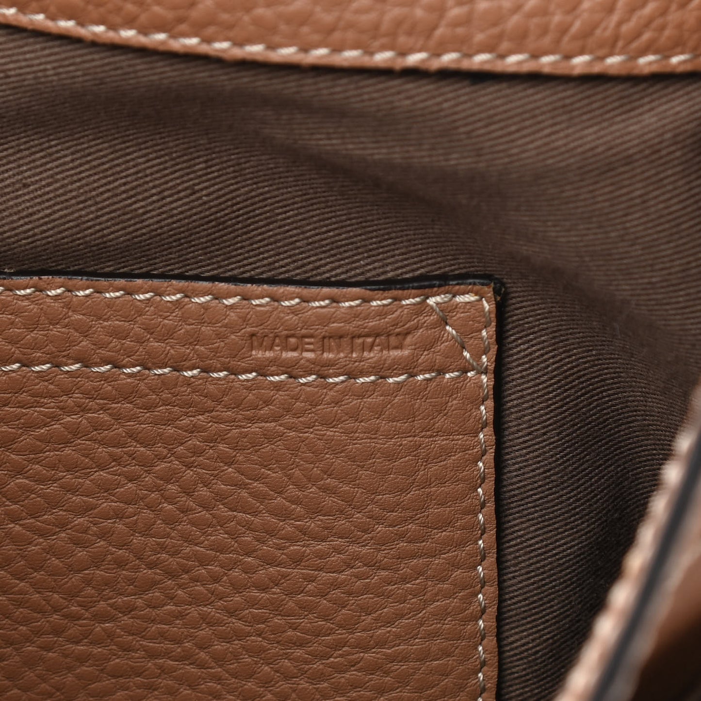 Calfskin Medium Marcie Round Crossbody Bag Nut