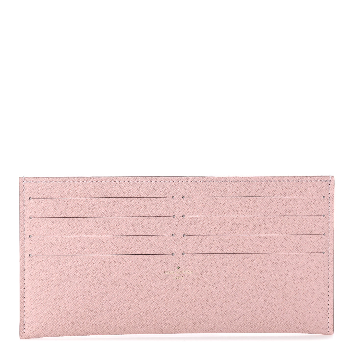 Calfskin Felicie Card Holder Insert Rose Ballerine