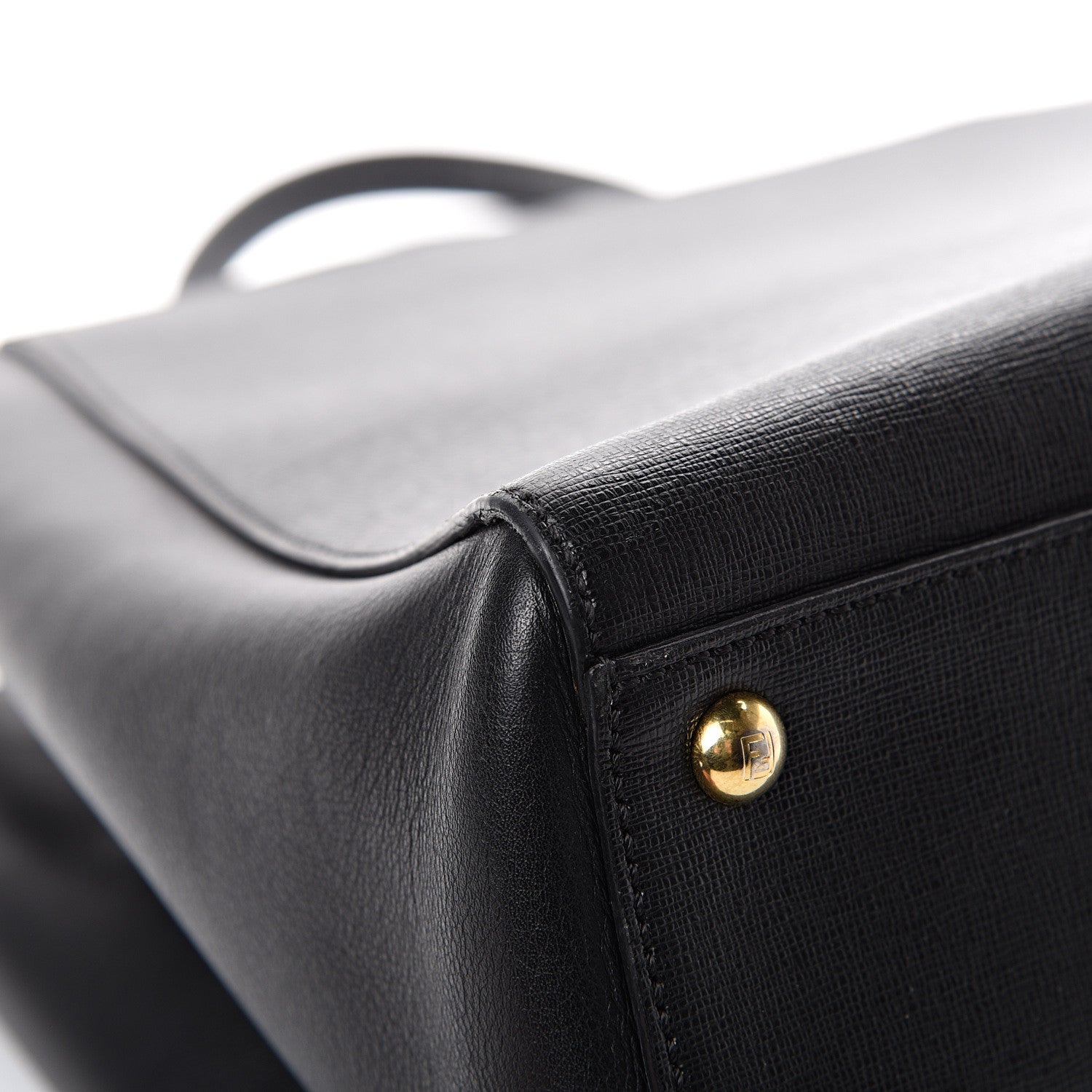 Fendi Vitello Elite Regular 2Jours Tote Black 10 of 11