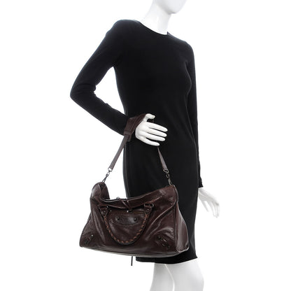 Balenciaga Agneau Classic Hardware City Cigare Fonce 2 of 8