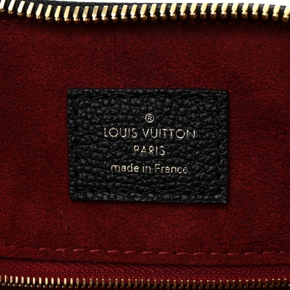 Louis Vuitton Empreinte Monogram Giant Speedy Bandouliere 25 Black Beige 6 of 9