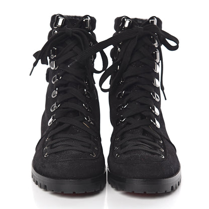 Christian Louboutin Crosta Star Who Runs Flat Boots 40.5 Black 2 of 7