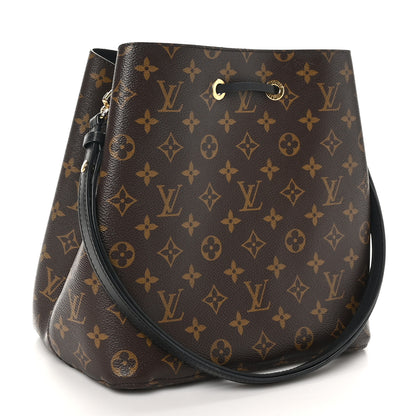 Louis Vuitton Monogram Neonoe MM Black 3 of 10