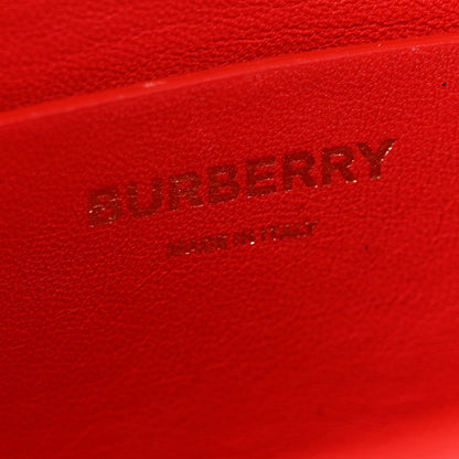 Burberry Smooth Calfskin Small Two Tone Grace Bag Red 6 of 10