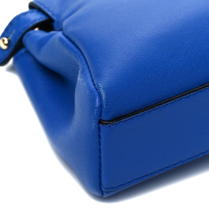 Fendi Nappa Micro Peekaboo Iconic Satchel Bluette 8 of 9