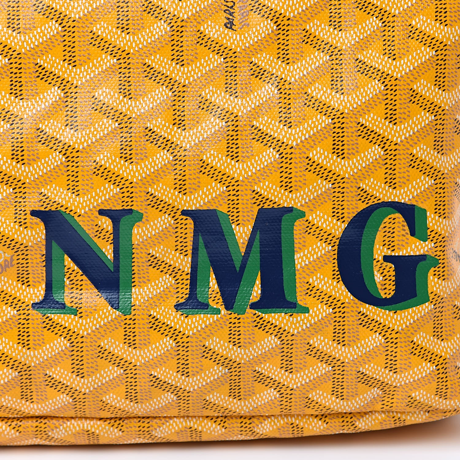 Goyard Goyardine Fidji Zip Hobo Yellow 9 of 13