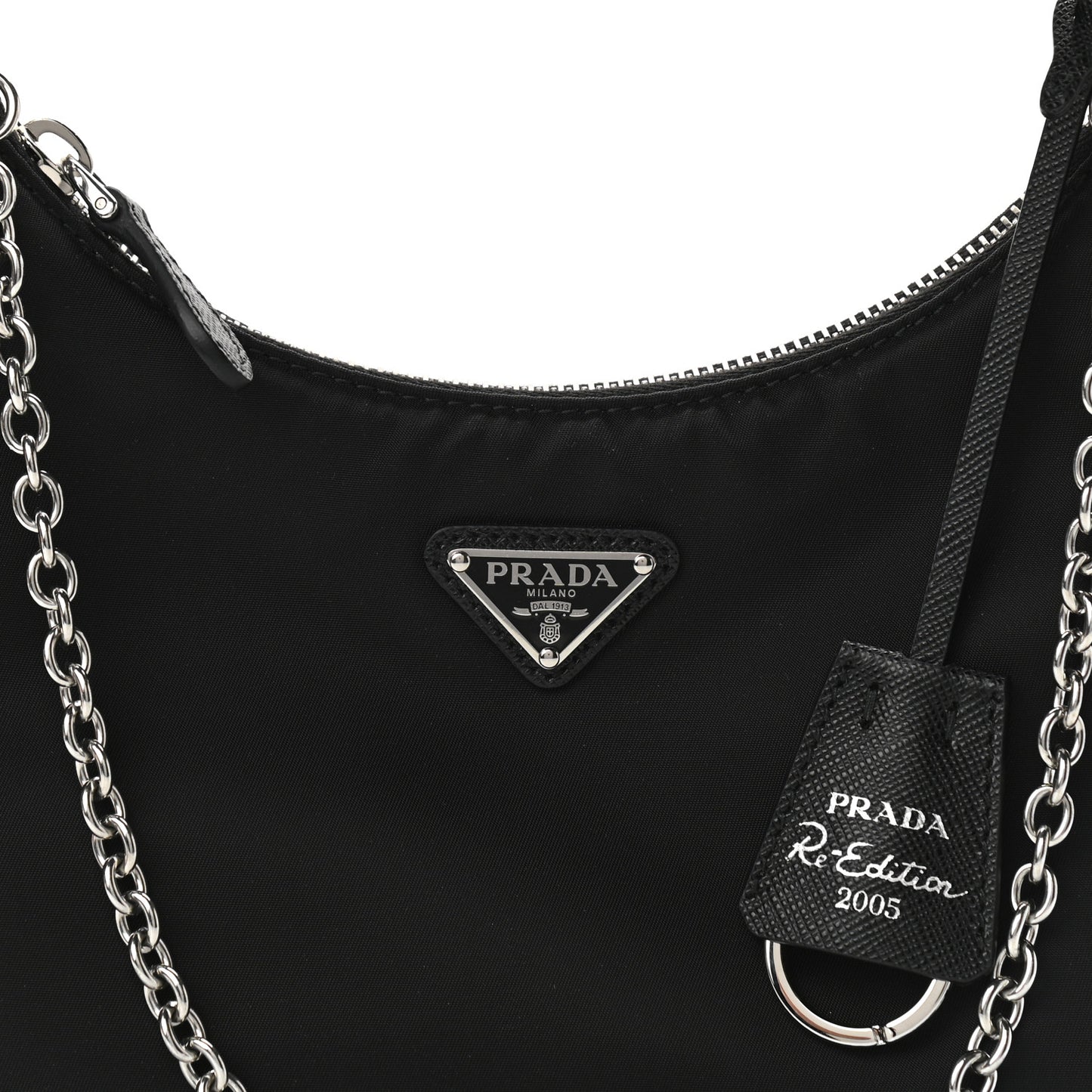 Nylon Re-Edition 2005 Shoulder Bag Black