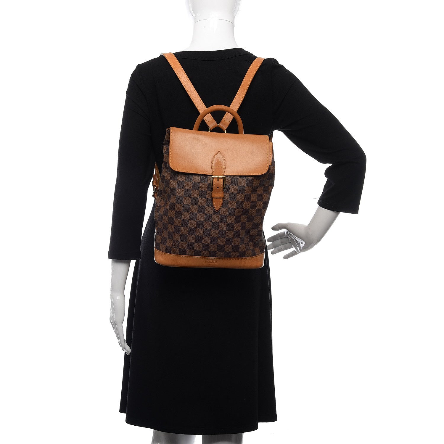 Louis Vuitton Damier Ebene Soho Centenaire Backpack 2 of 21