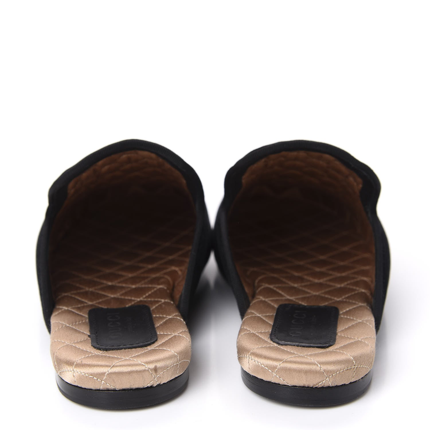 Gucci Velvet Crystal Snake Embroidered Womens Slippers 35 Black 7 of 10