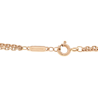 Tiffany 18K Rose Gold HardWear Double Link Pendant Necklace 5 of 6