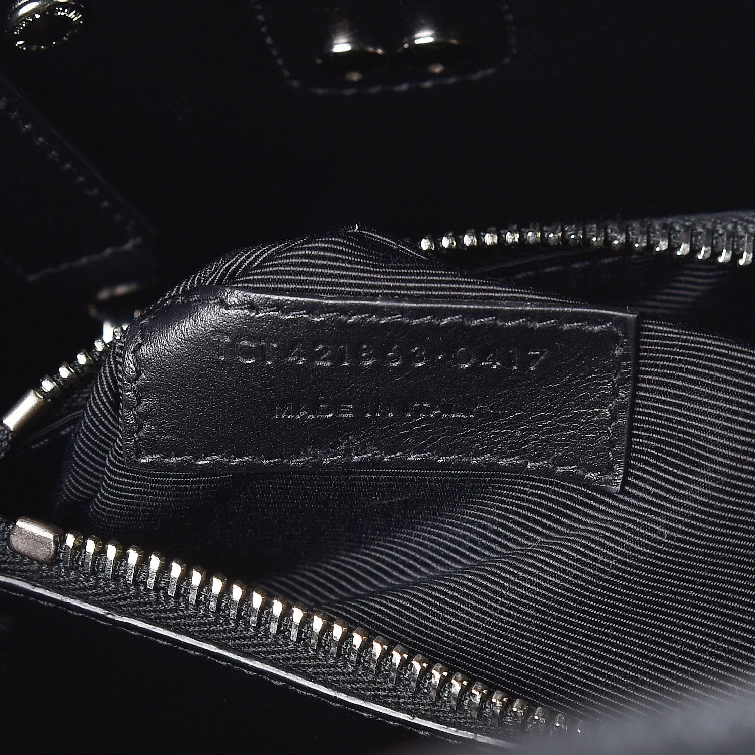 Saint Laurent Grained Calfskin Baby Sac De Jour Black 7 of 9
