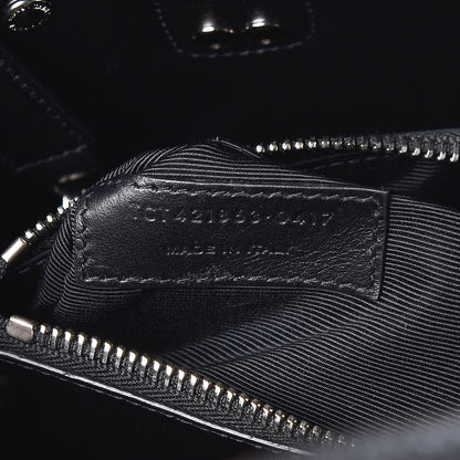 Saint Laurent Grained Calfskin Baby Sac De Jour Black 7 of 9