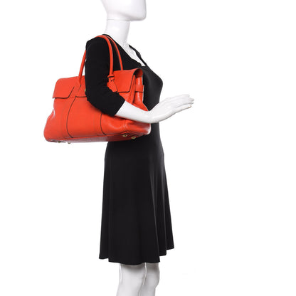 Mulberry Shiny Grain Bayswater Flame 2 of 12