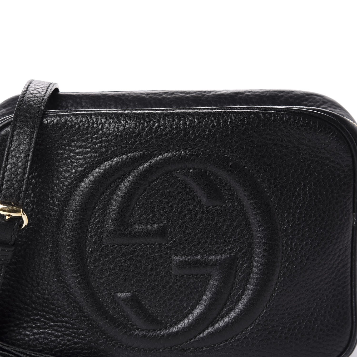 Gucci Pebbled Calfskin Small Soho Disco Bag Black 12 of 12