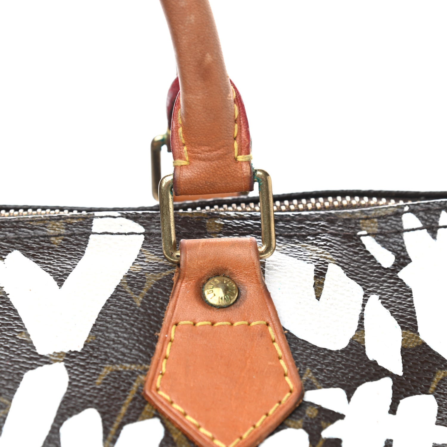 Louis Vuitton Monogram Graffiti Speedy 30 Silver 17 of 21