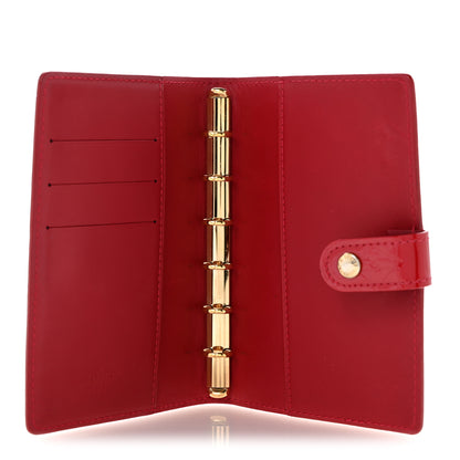 Louis Vuitton Vernis Small Ring Agenda Cover Pomme D'Amour 5 of 9