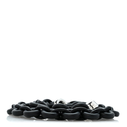 Loewe Brass Donut Chain Shoulder Strap Black Silver 2 of 5