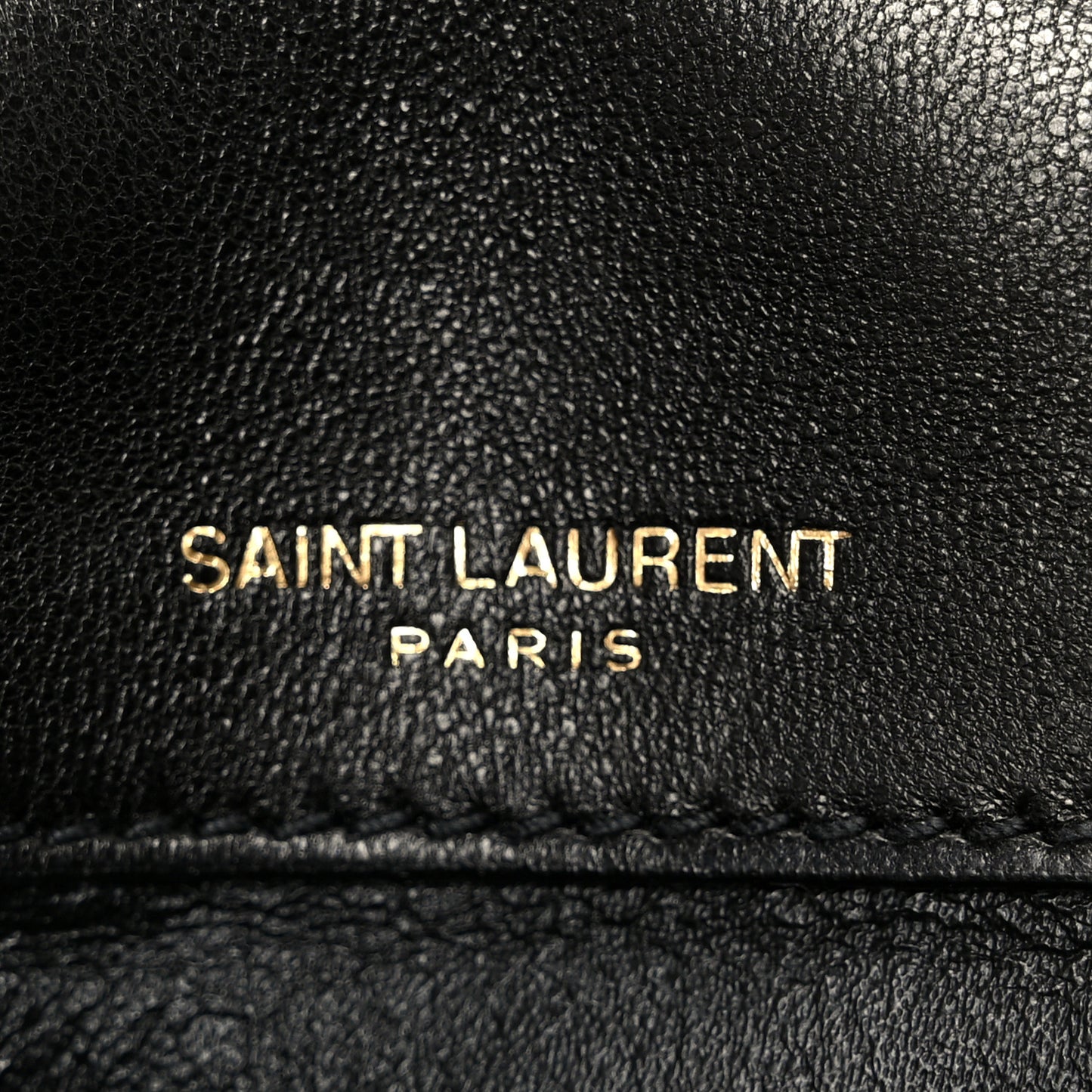 Lambskin Quilted Monogram Medium Solferino Satchel Black