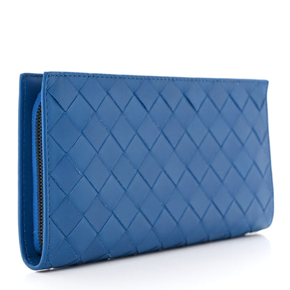 Bottega Veneta Nappa Intrecciato Zip Wallet Electrique 3 of 11