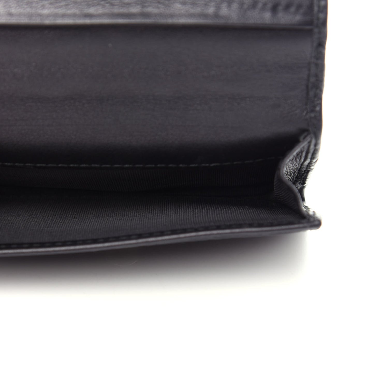 Guccissima Card Case Black
