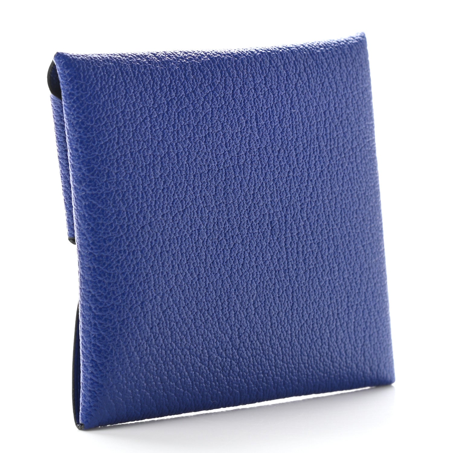 Hermes Chevre Mysore Bastia Coin Purse Bleu Electrique 3 of 7