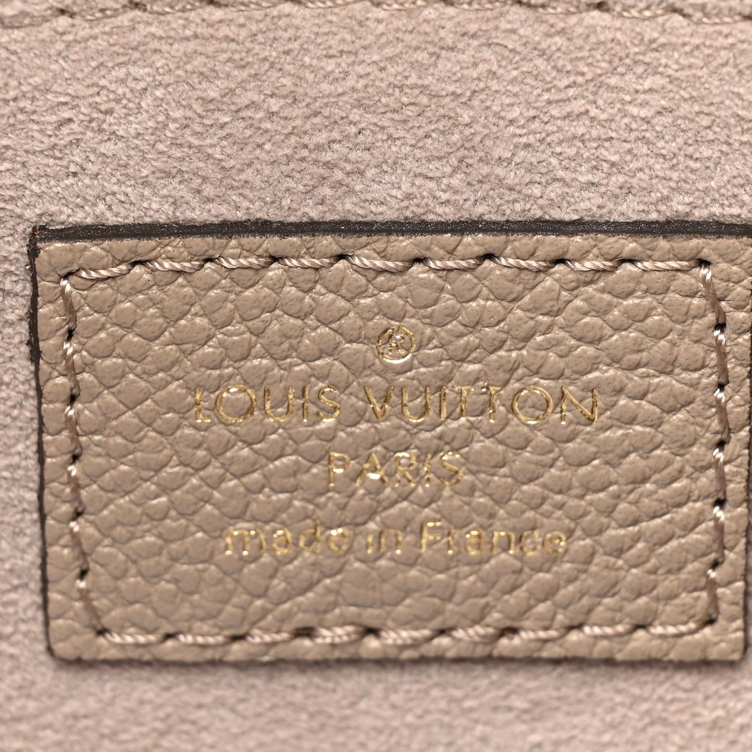 Louis Vuitton Empreinte Monogram Giant Madeleine MM Dove Grey Beige 8 of 15