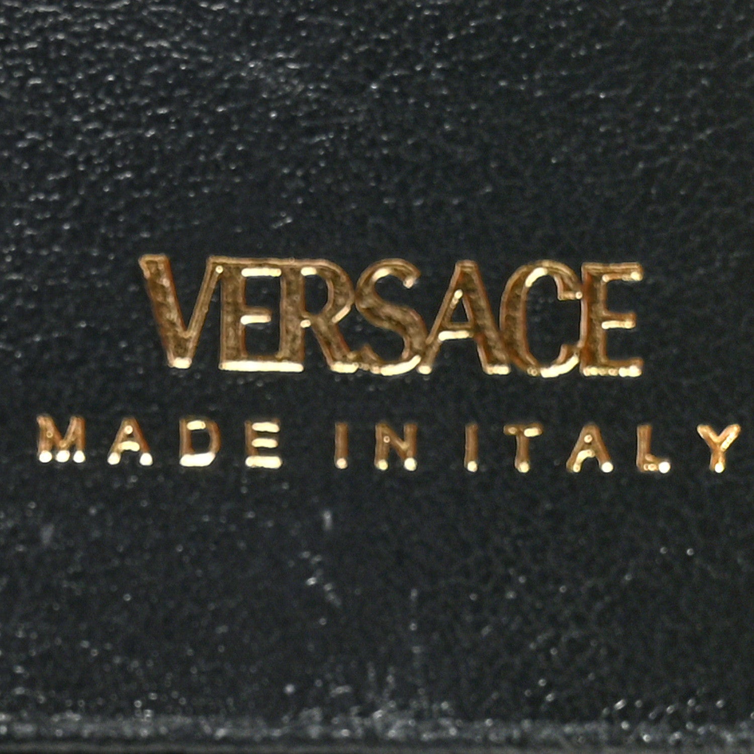 Versace Coated Canvas La Greca Signature Print Virtus Bifold Wallet  Black Khaki 6 of 9