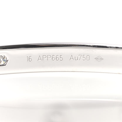 Cartier 18K White Gold 4 Diamond LOVE Bracelet 16 4 of 5