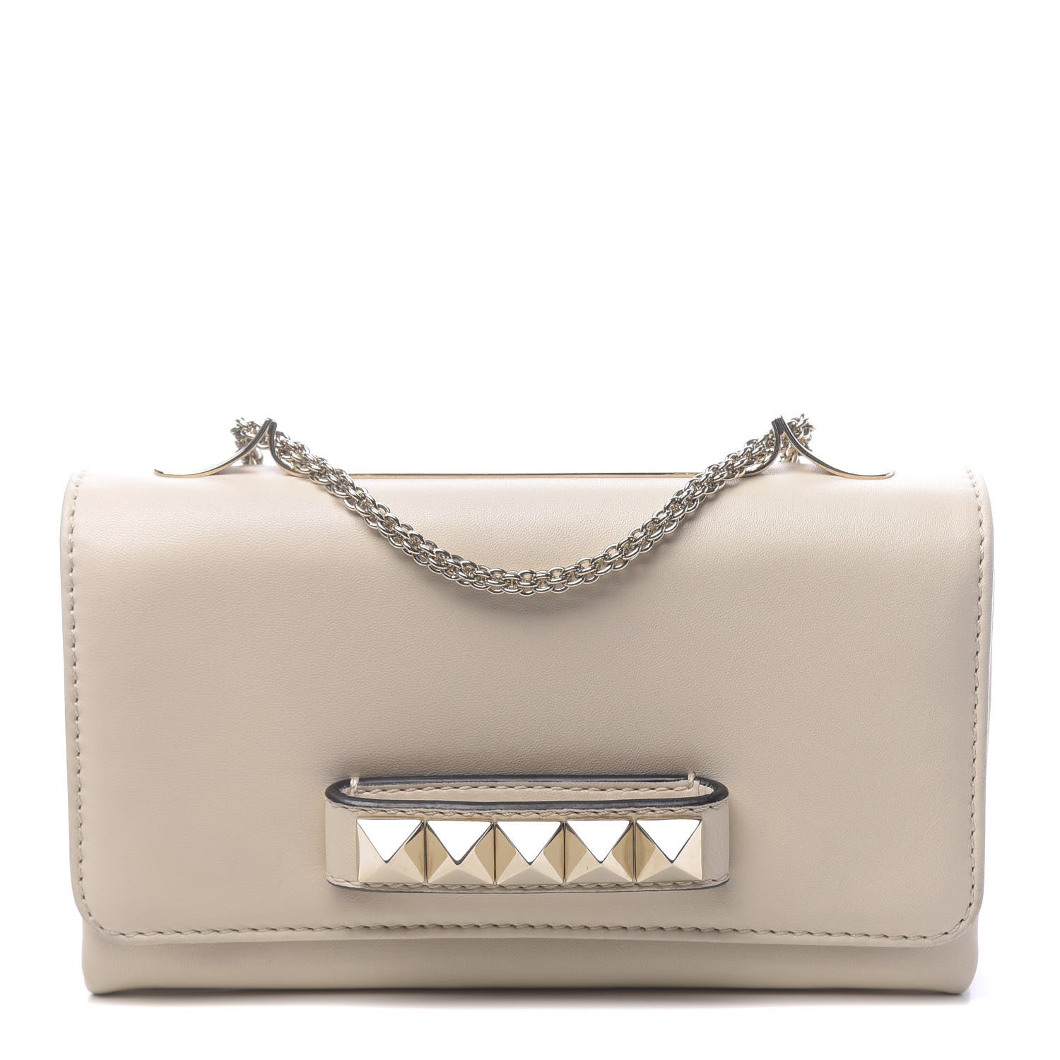 Valentino Garavani Nappa Va Va Voom Shoulder Bag Beige 1 of 19