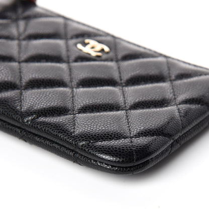 Chanel Caviar Quilted Small Cosmetic Case Black 6 of 10